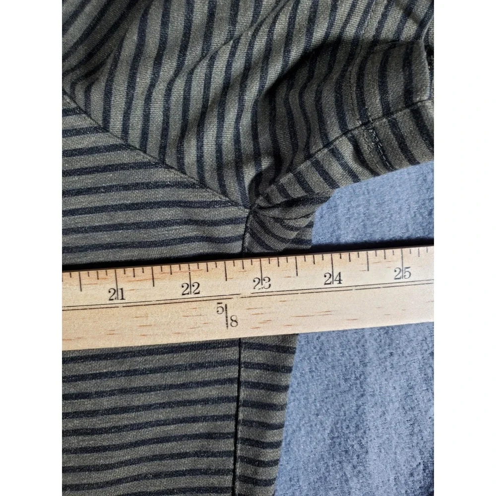 Nike Golf Modern Fit Dri-fit Polo‎ Green Black Striped Snap Buttons XL